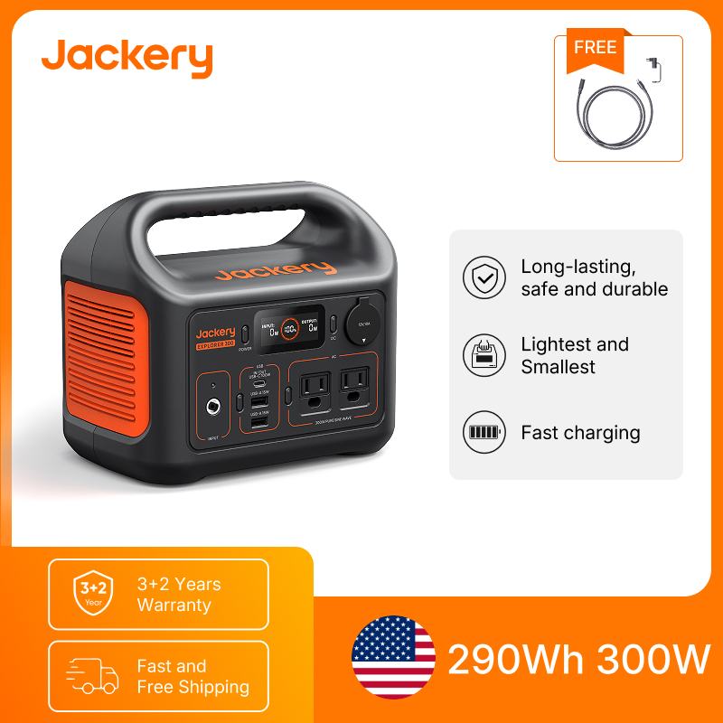 Solar Powered Charger - Портативная электростанция Jackery Explorer 300New с