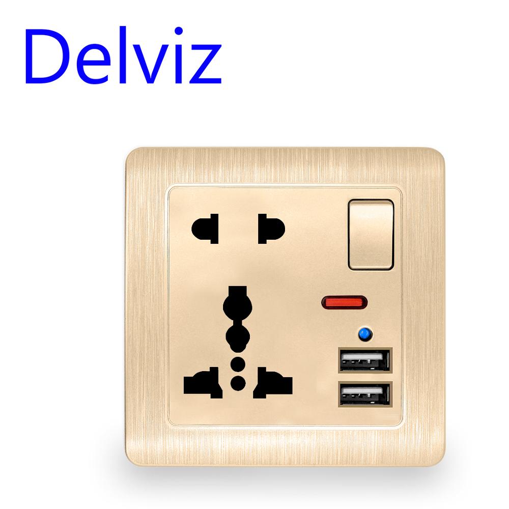 Electronics Gadgets For Home - Настенная розетка с USB-портом, выключателем и